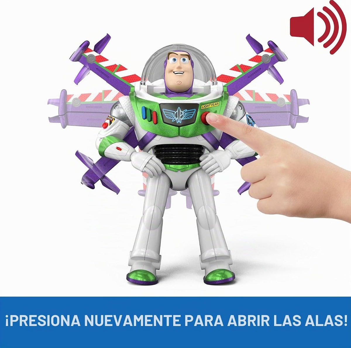 Mattel Disney y Pixar Toy Story 5 Modo de vuelo Hi-TechBuzz Lightye...