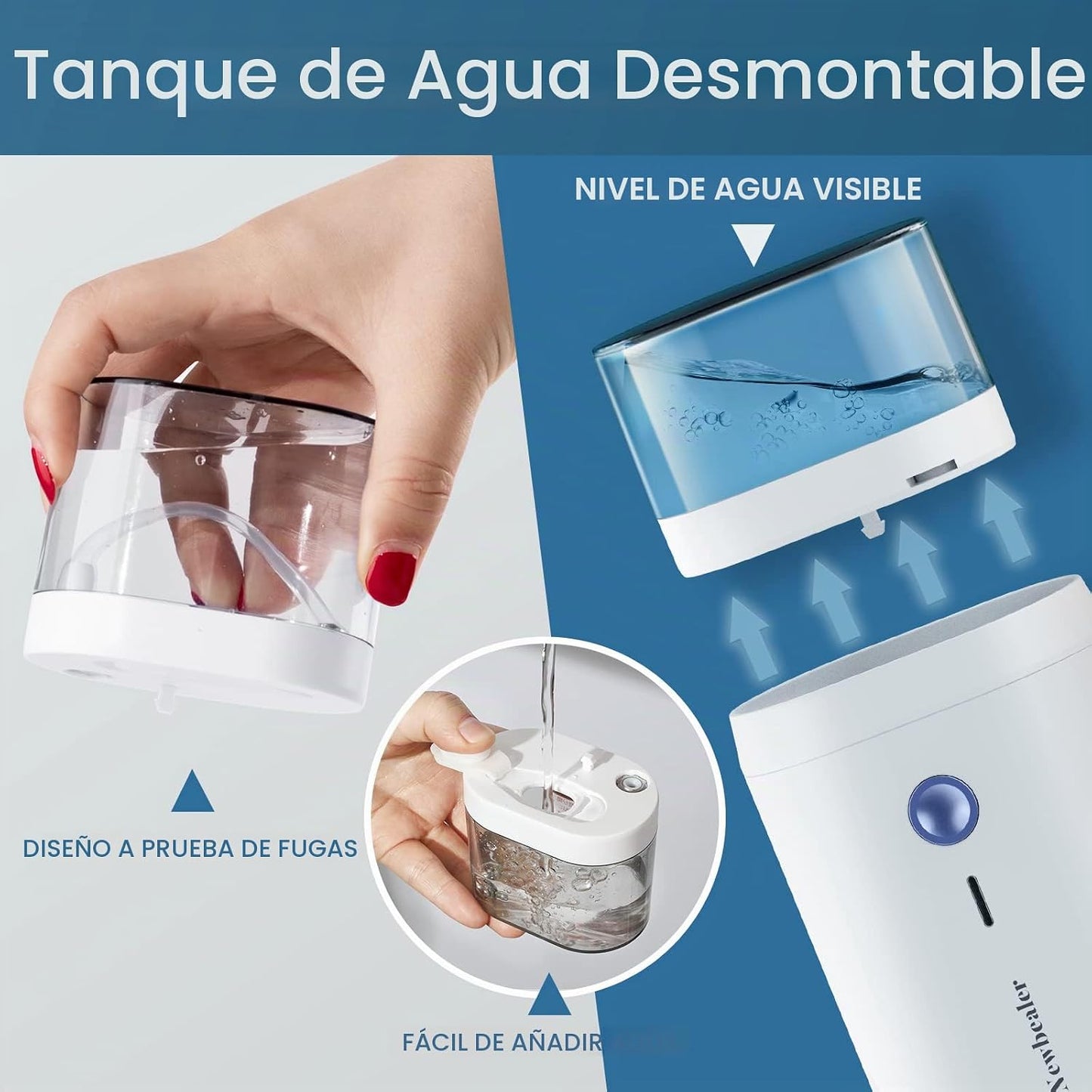 Vaporizador Newbealer para ropa, vaporizador de viaje de 1200W con...
