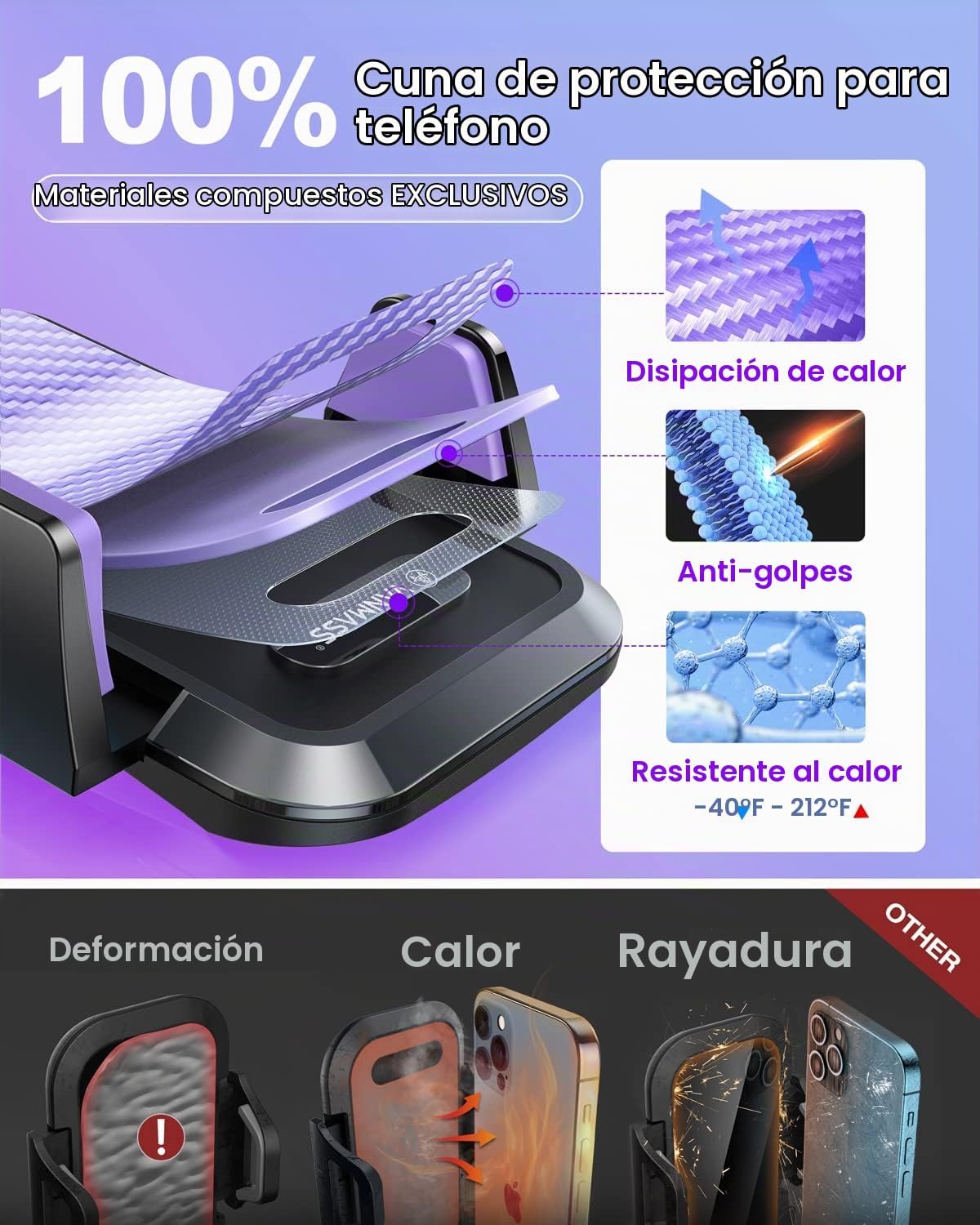 VANMASS【85 libras más fuerte de succión y grado militar último sopo...