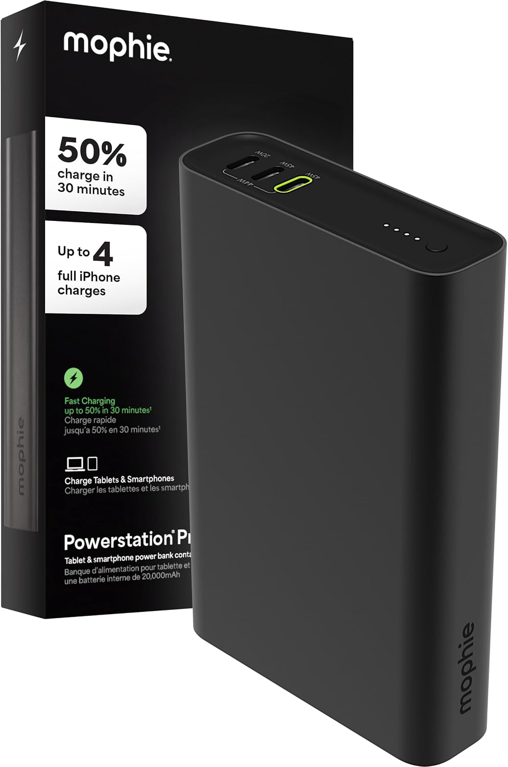 Mophie Powerstation Fast 20,000mAh Batería externa | Carga más rápi...