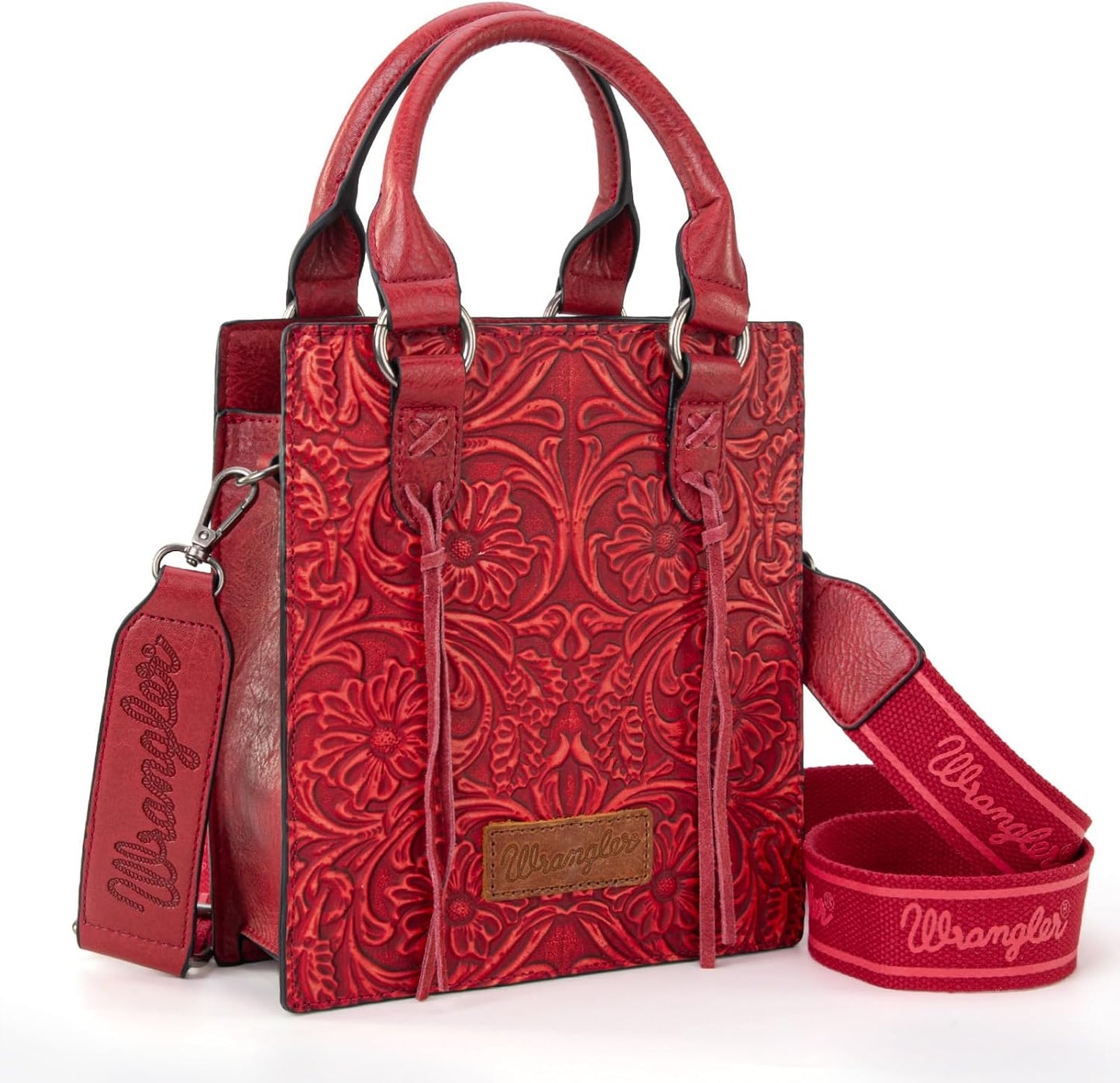 Wrangler Bolso Cruzado en Relieve para Mujer con Asa Superior, Bols...