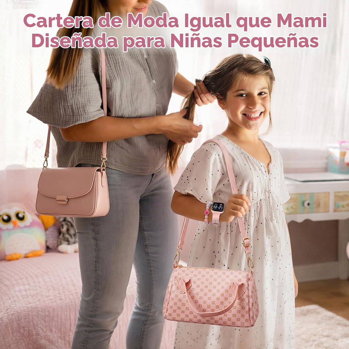 Bolso de juego para niñas pequeñas, bolso para niños pequeños con k...