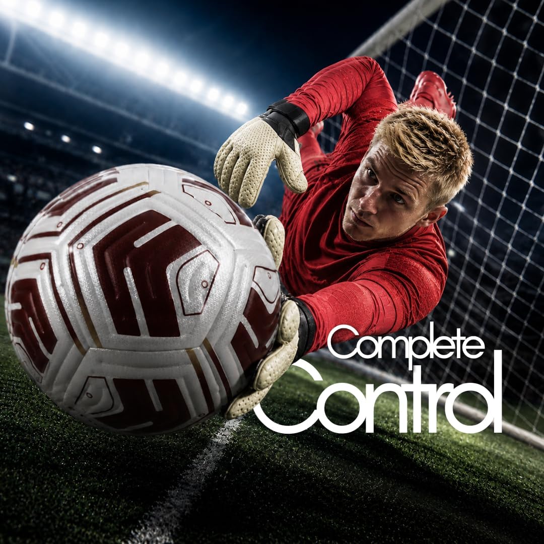 STRIKA Balón de fútbol prémium tamaño 5 y 4 \u2013 Pelota híbrida p...
