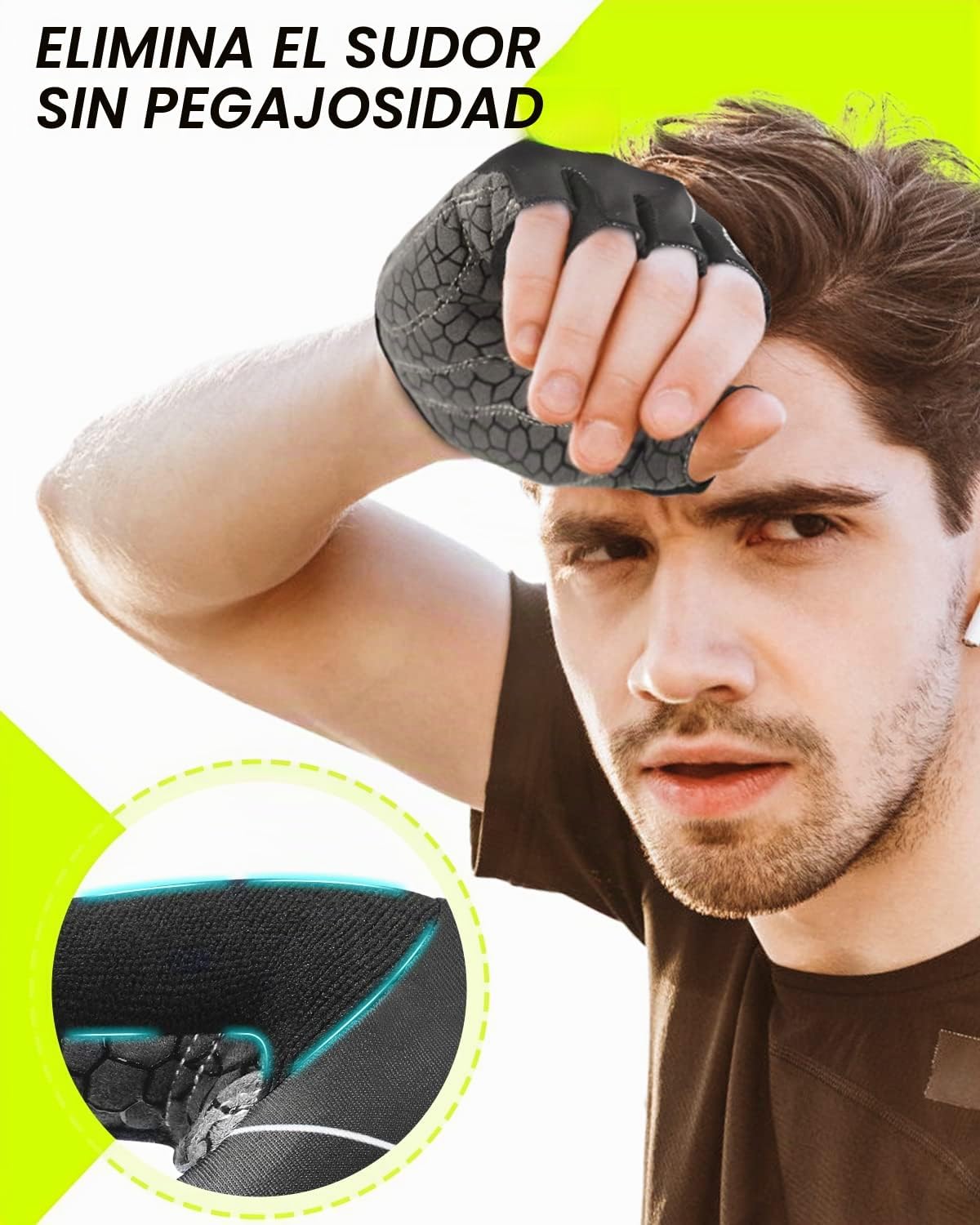 Tanluhu Guantes de Ciclismo - Guantes de Bicicleta de Montaña de Me...