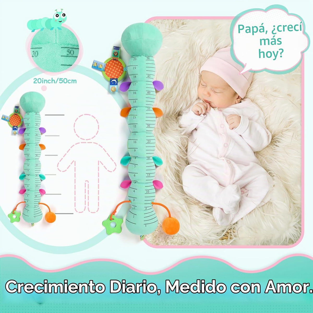 Juguetes para Bebés Sensoriales Musicales de Animales de Peluche pa...
