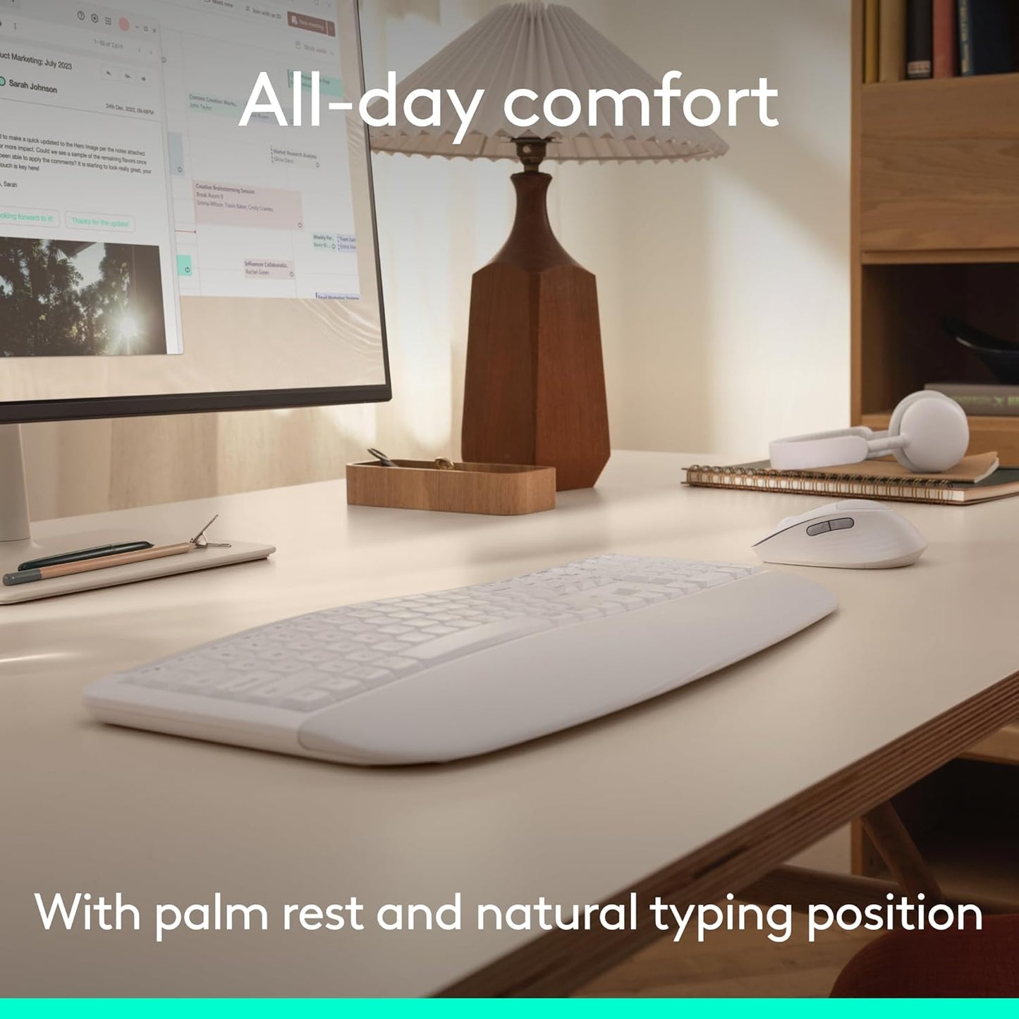 Logitech Signature Comfort Plus Combo MK880 Combo de teclado y mous...