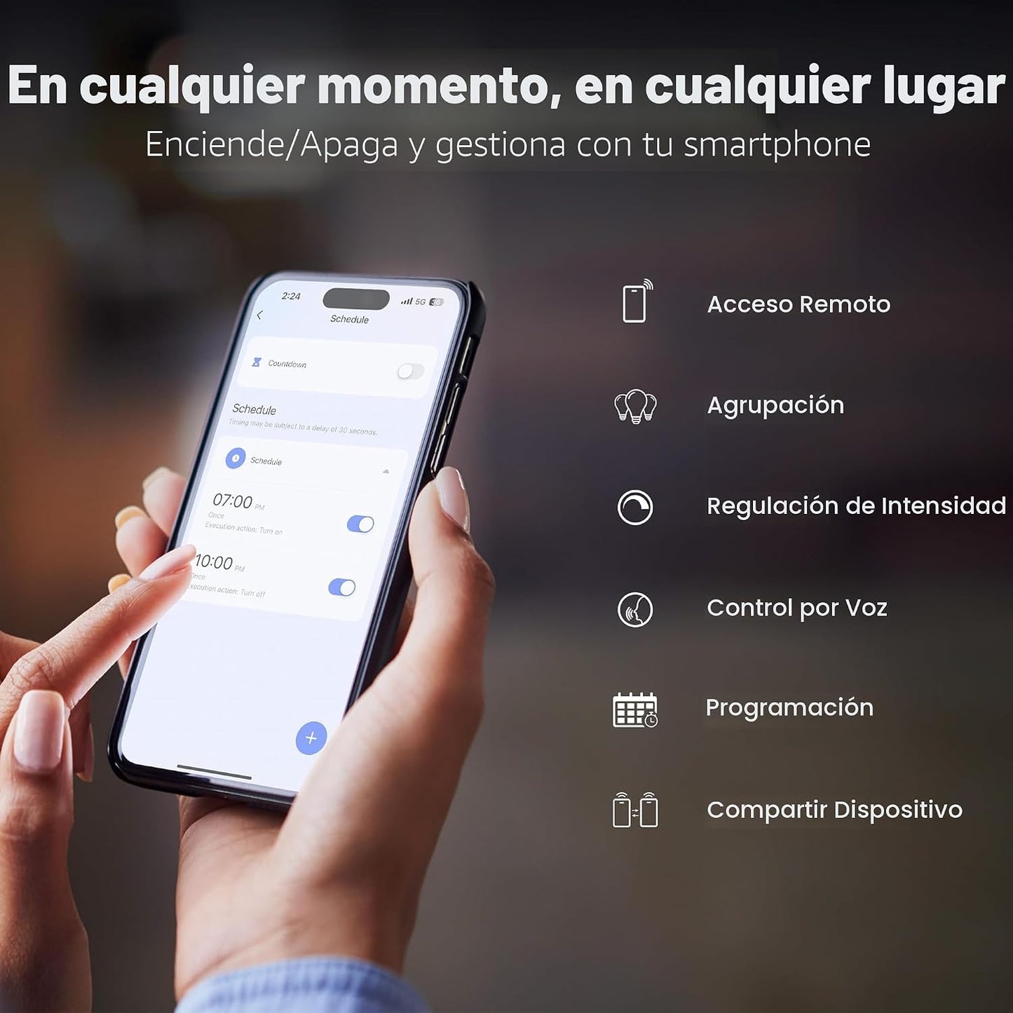 Feit Electric Cámara de seguridad con reflector WiFi, 5000 lúmenes,...