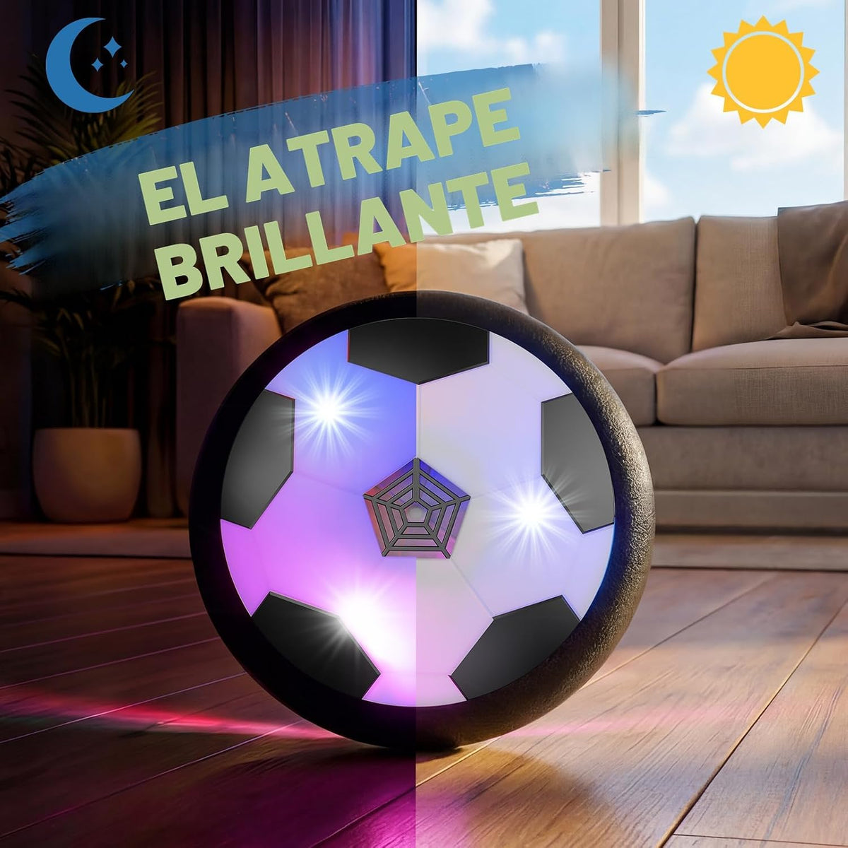 HopeRock Pelota de Fútbol Flotante Juguetes para Niños y Niñas de 3...