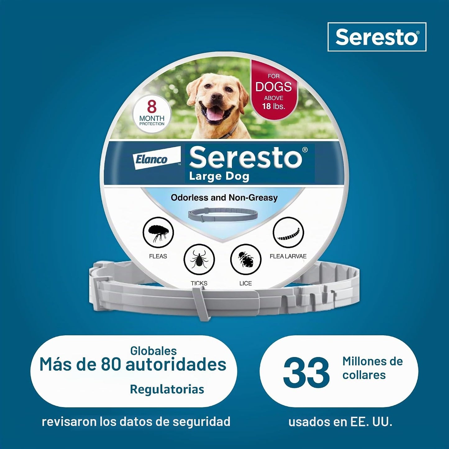Prevención y tratamiento de pulgas de gatos grandes Advantage XD pa...