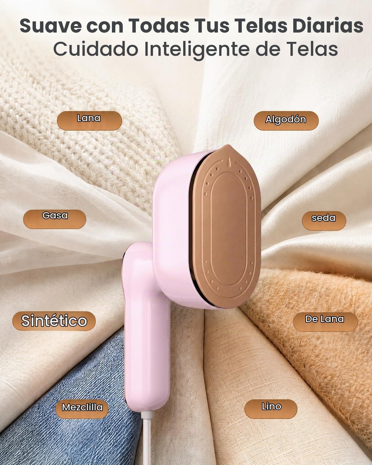 Vaporizador de hierro para ropa, vaporizador de ropa de viaje con m...