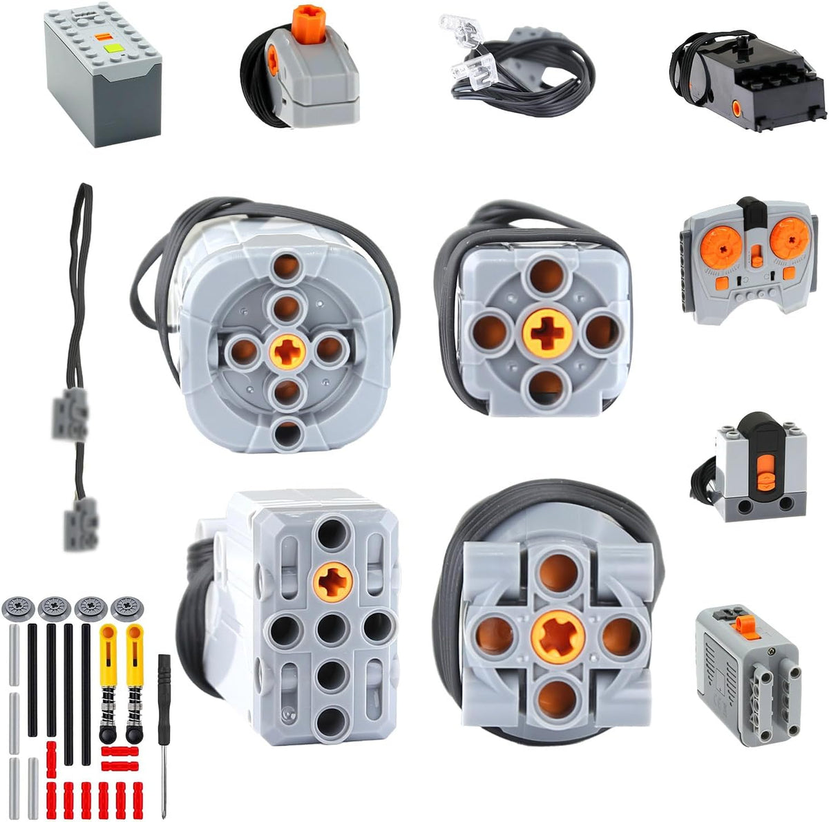SEEMEY 32Pcs Power Function Set Motor Compatible con L Brand Techni...