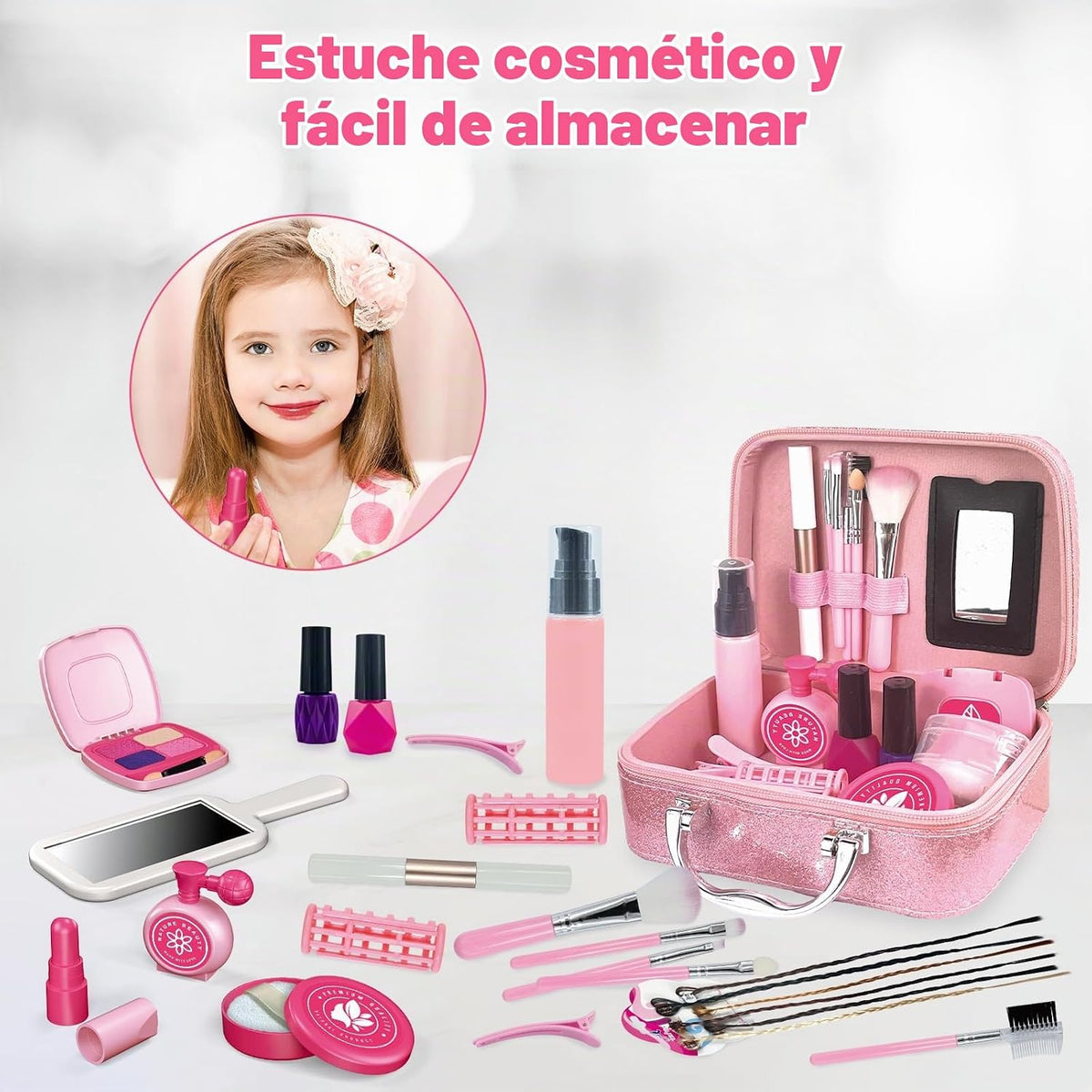 Conjunto de juguetes de salón de belleza para niños RedCrab, juego...