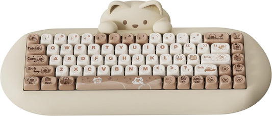 YUNZII C68 Teclado mecánico inalámbrico, diseño de 65%, cambio cali...