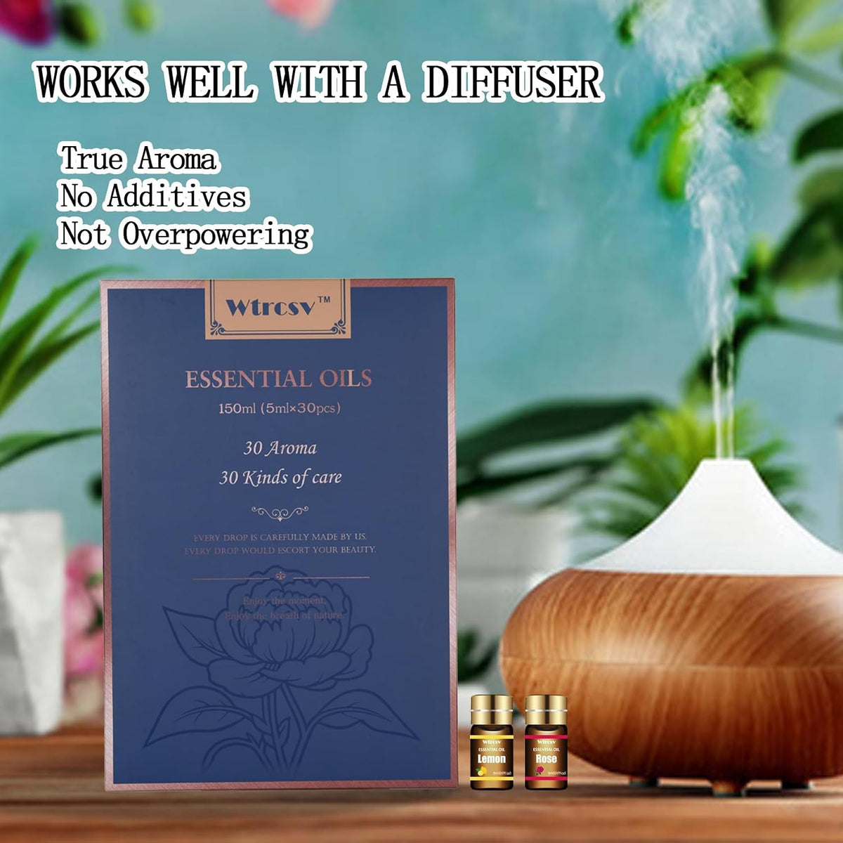 Set de Aceites Esenciales - Aceites Esenciales - Perfecto para Difu...