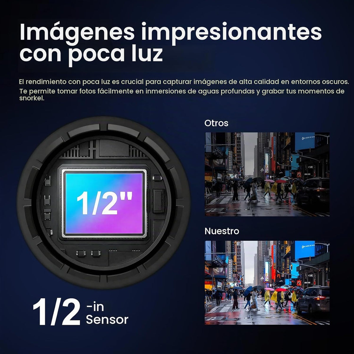 8K cámara subacuática WiFi 90MP 50FT táctil impermeable cámara 32GB...