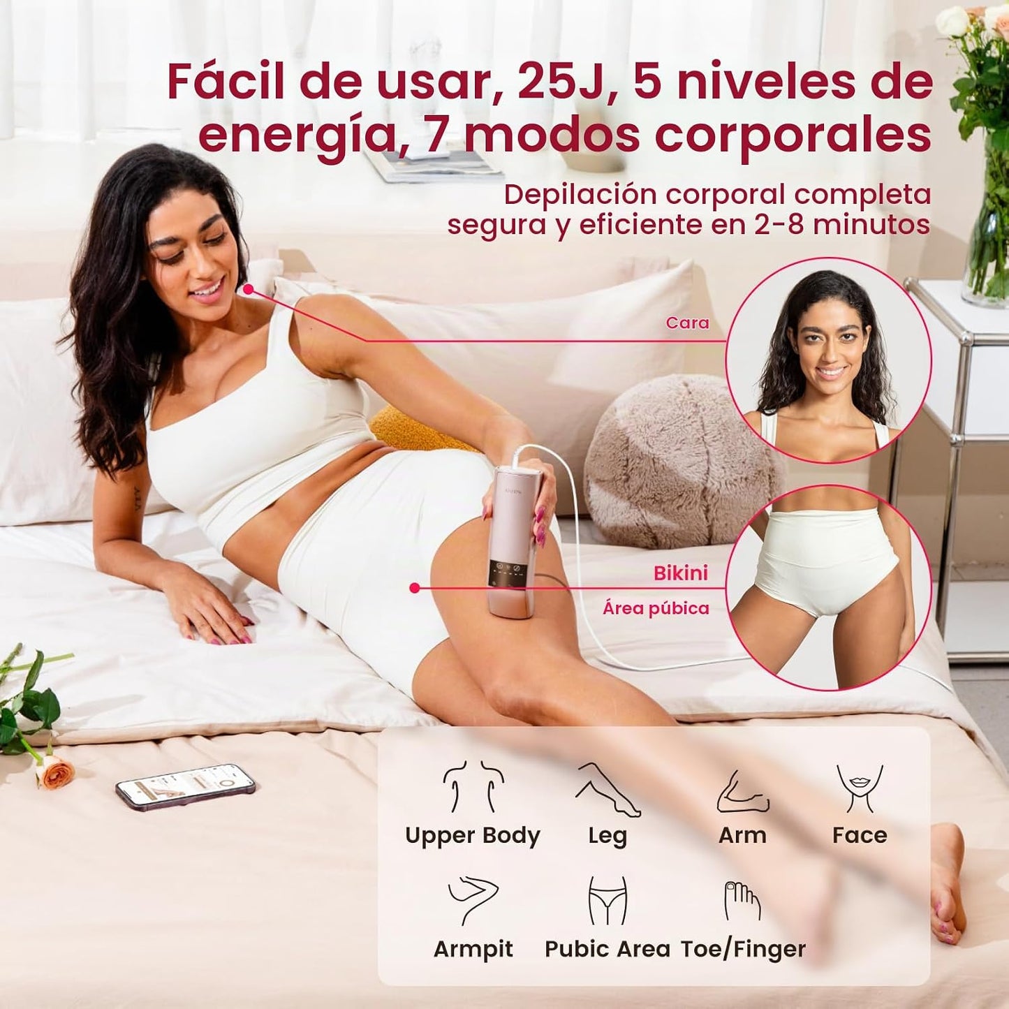 Depilación láser IPL para mujeres y hombres, enfriamiento de hielo...