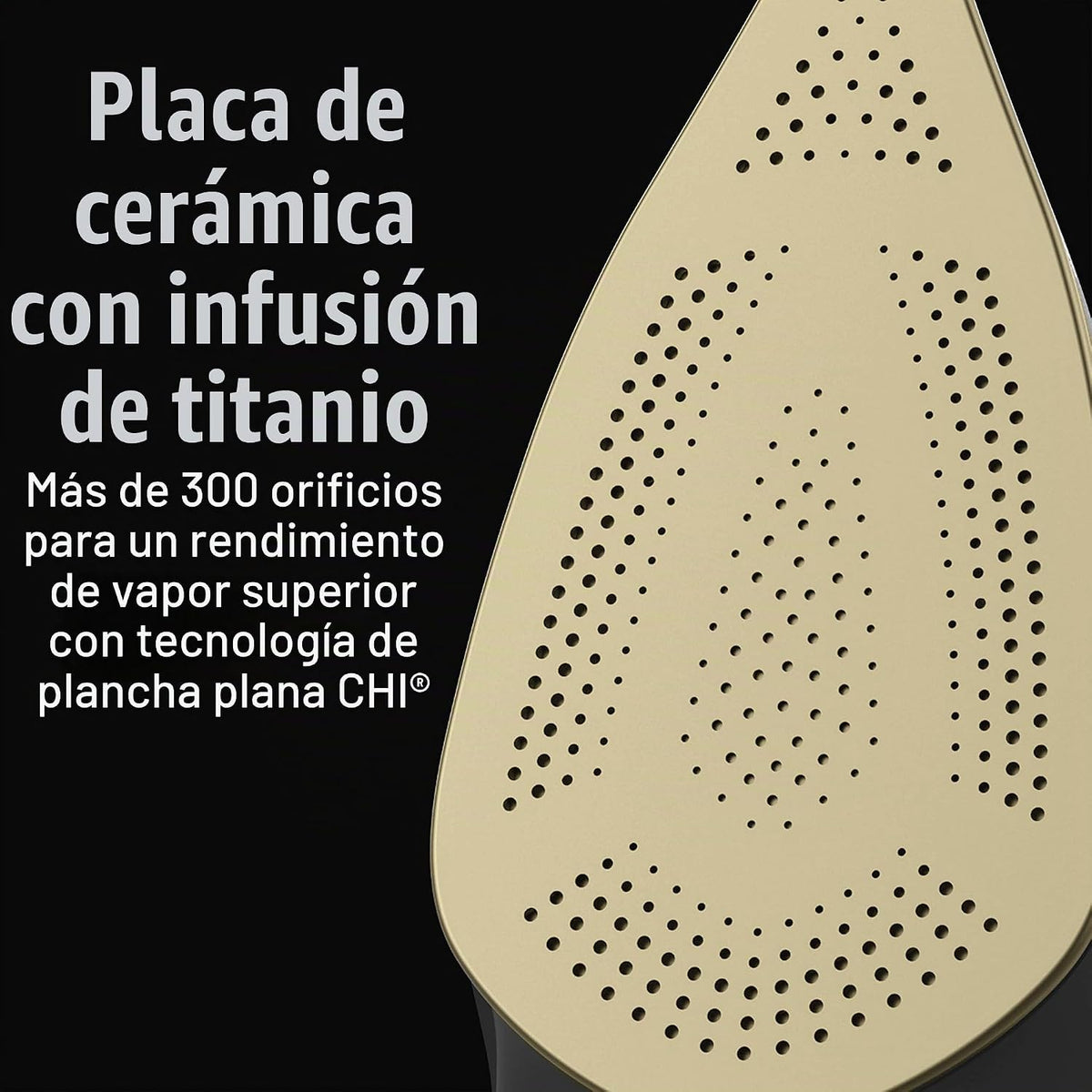 CHI Steam Plancha para ropa, 1700 vatios, cable XL de 10 pulgadas |...