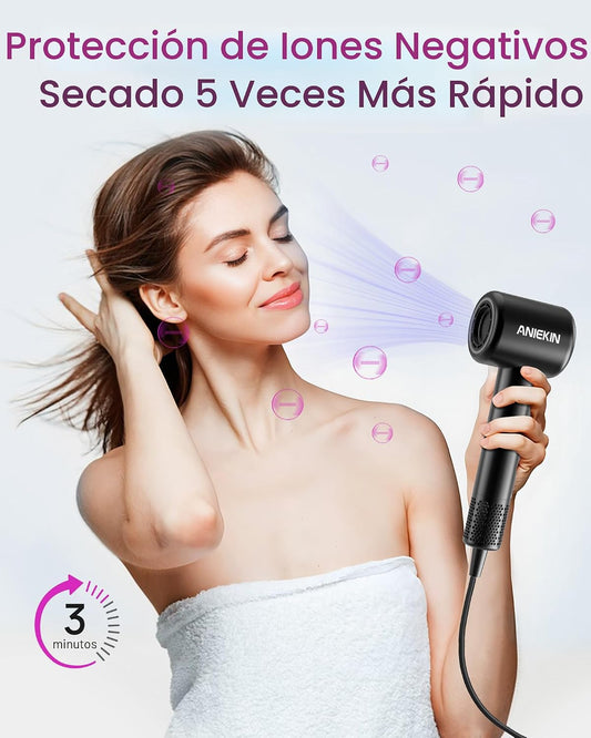 Secador de Pelo, Secador de Pelo Iónico de Alta Velocidad de Bajo R...
