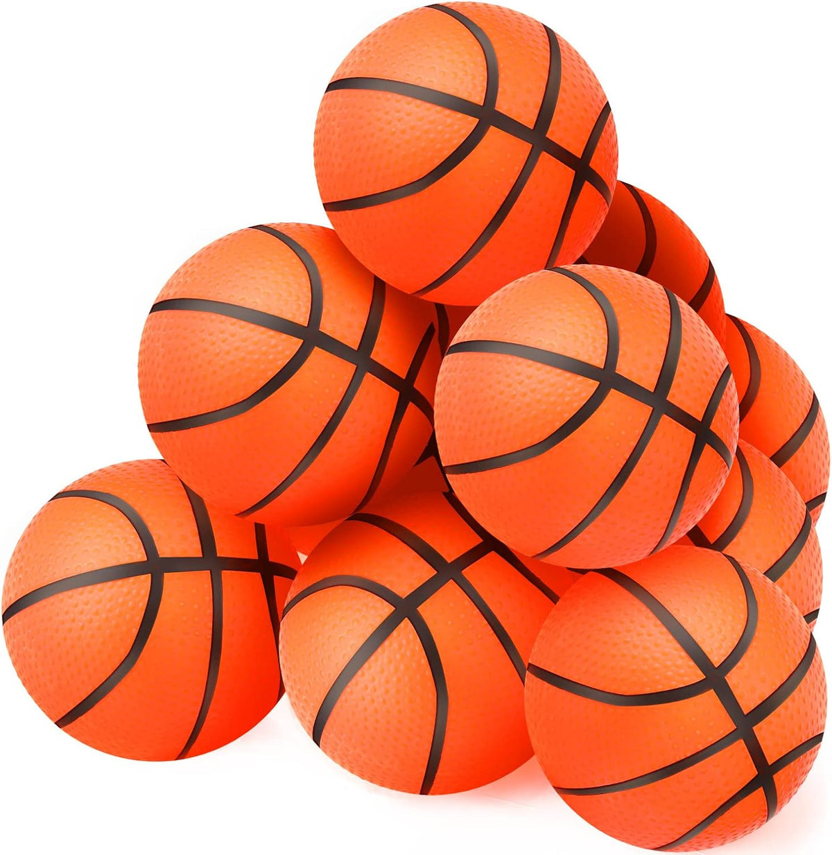 Civaner - 20 unidades de mini baloncesto de goma inflables para niñ...