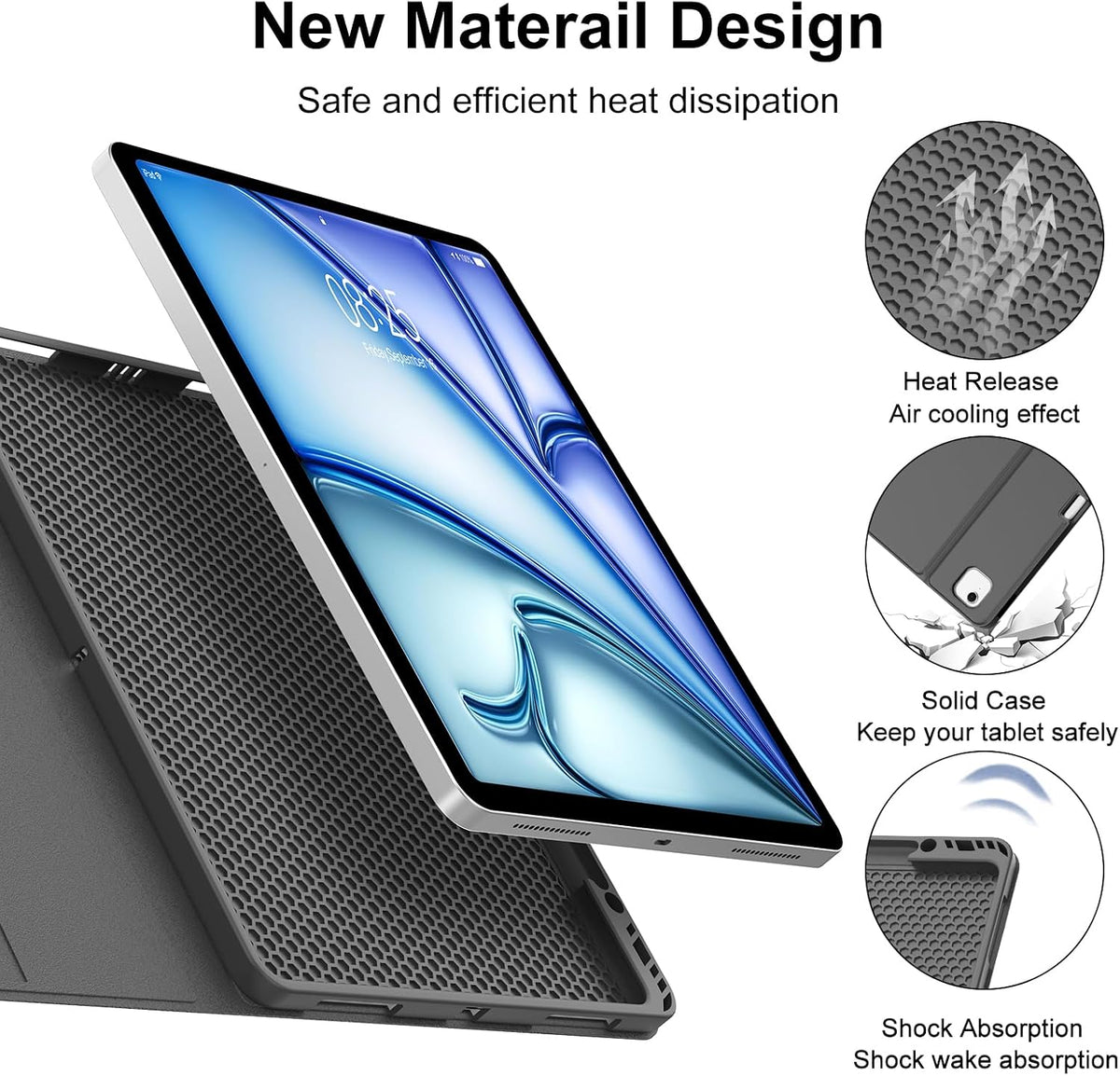 Funda con teclado táctil para iPad Air de 13 pulgadas (M3 2025 \/ M...