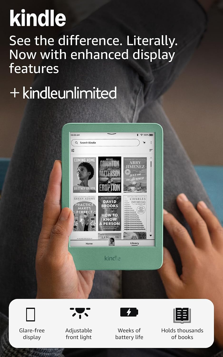 Amazon Kindle 16 GB (último modelo): El Kindle más ligero y compact...