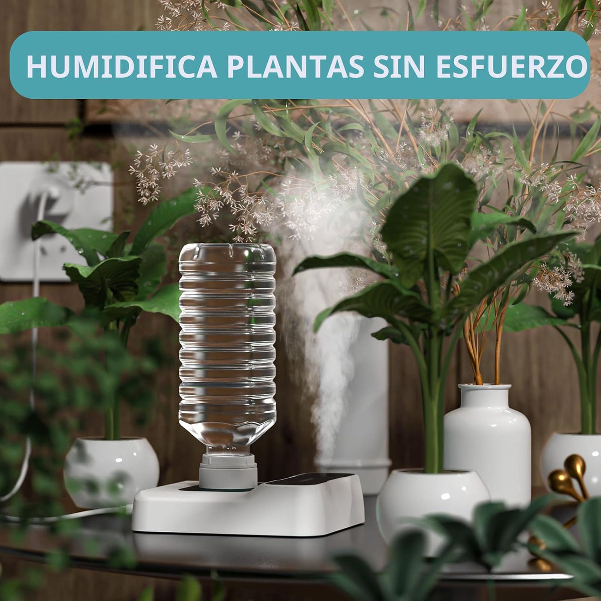 HOMDIS Humidificador de viaje, pequeño humidificador portátil para...