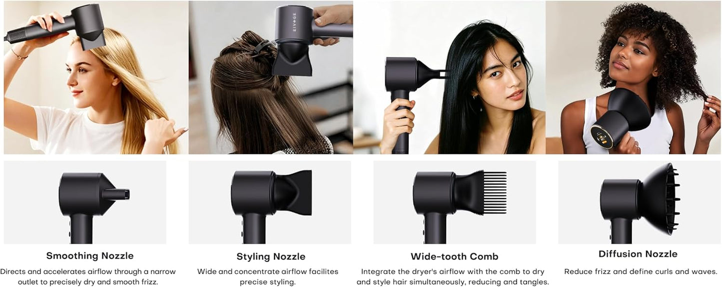 AI Technology - Difusor de secador de pelo, secador de pelo intelig...