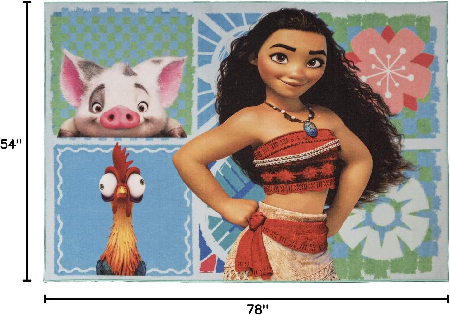 Gertmenian Disney Princess 21273 - Alfombra para interiores, 4 x 6...