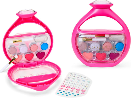 FAO Schwarz Eye &amp; Lip - Juego compacto de 12 piezas, kit de maq...