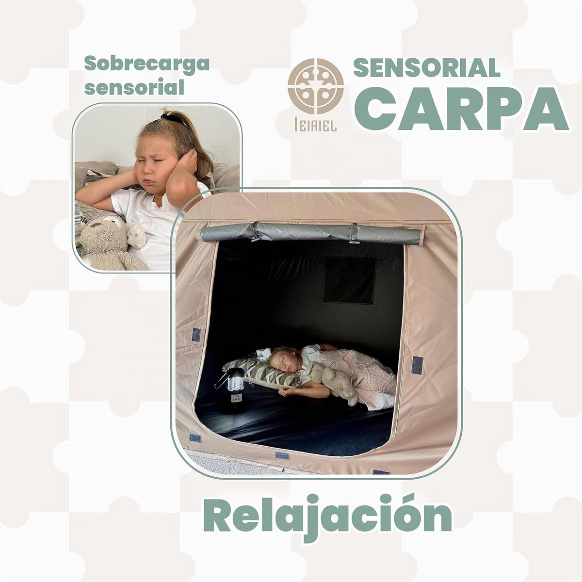 Tienda de campaña sensorial para niños con autismo, TDAH y SPD \u20...