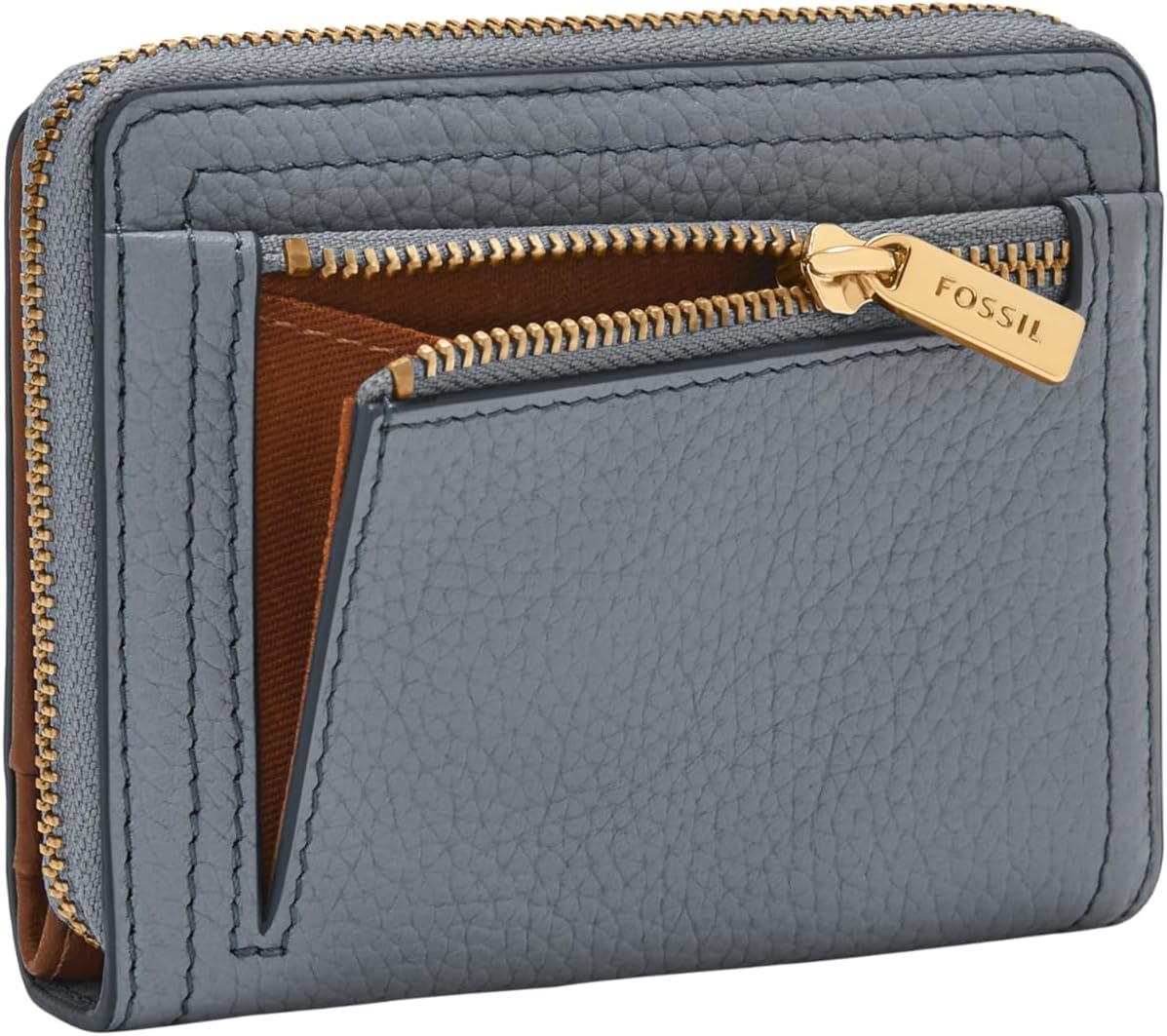 Fossil Cartera plegable multifunción Logan de piel con bloqueo RFID...