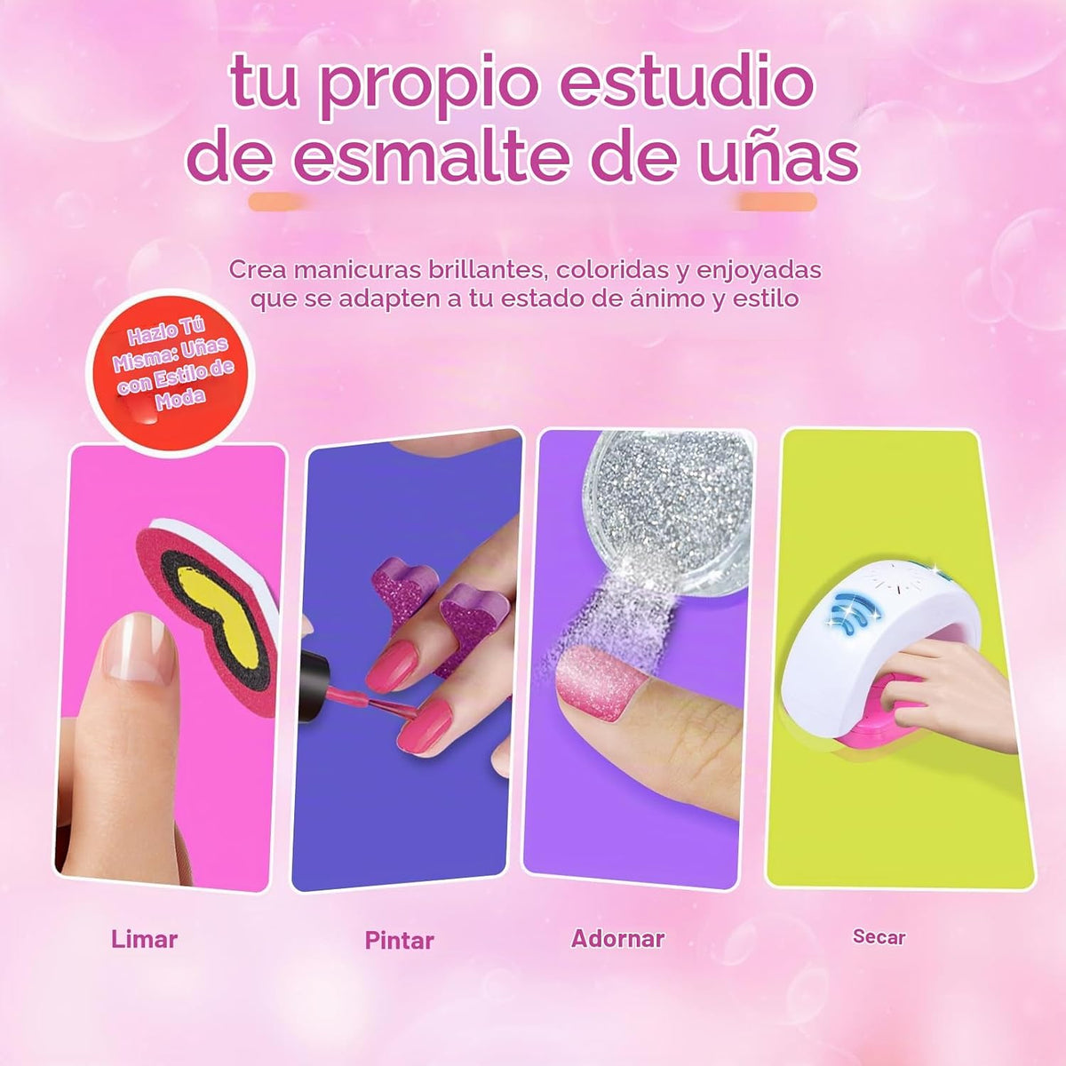 Kit de Spa Infantil para Niñas, Kit de Día de Spa de Pies para Niña...