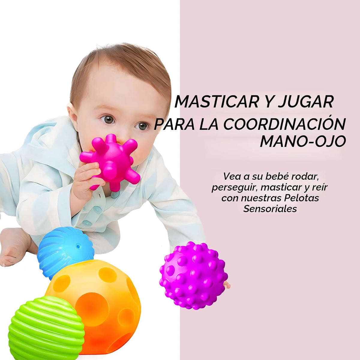 ROHSCE Juguetes Multisensoriales con Textura para Bebés Conjunto de...