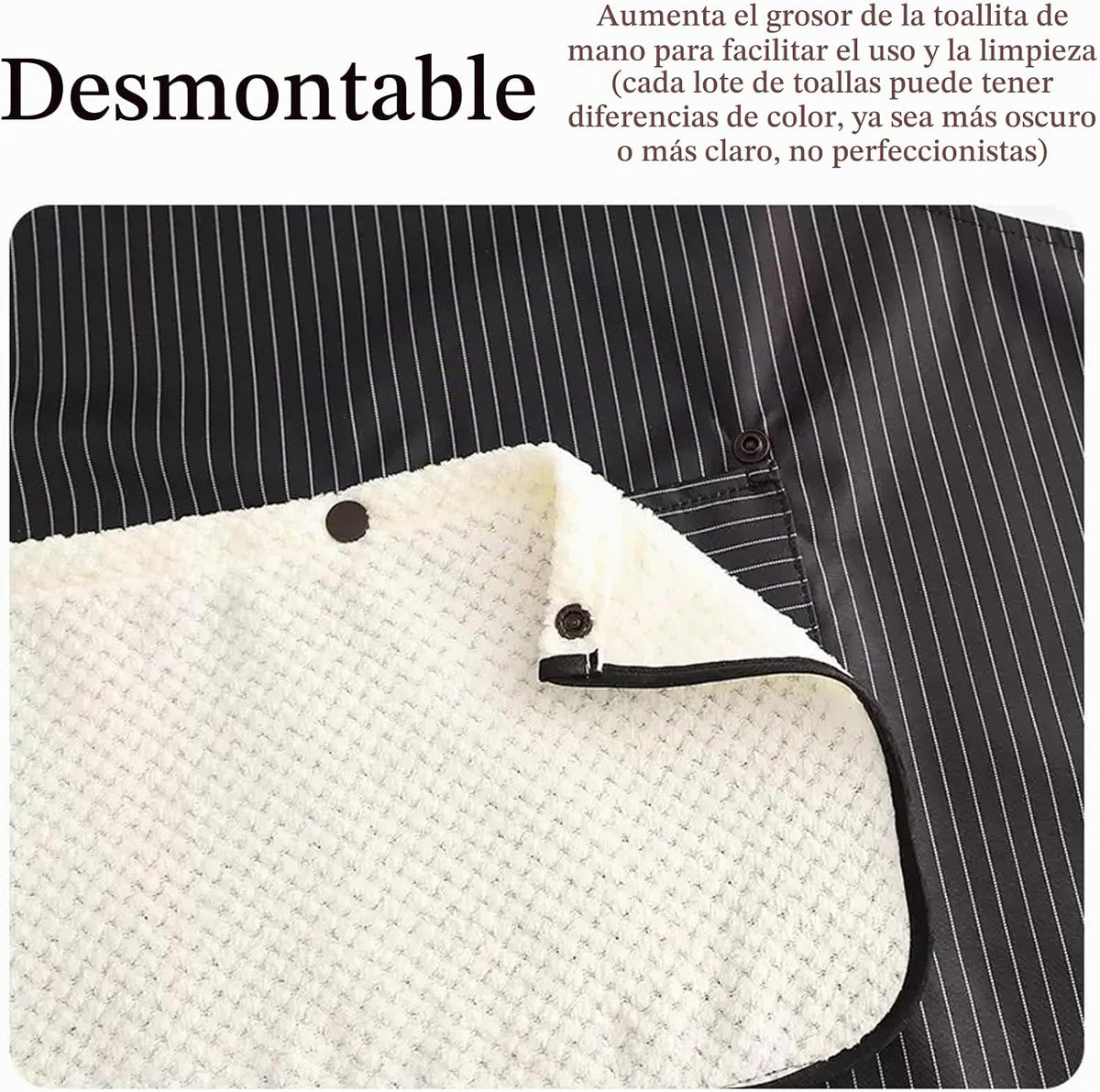 Agirlvct Paquete de 2 delantales de cocina con toallita de mano, re...