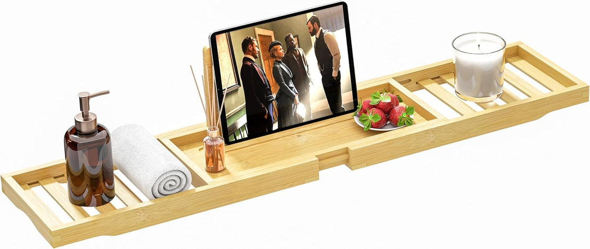 Bandeja de bañera - Bandeja de baño extensible - Bandejas de mesa d...