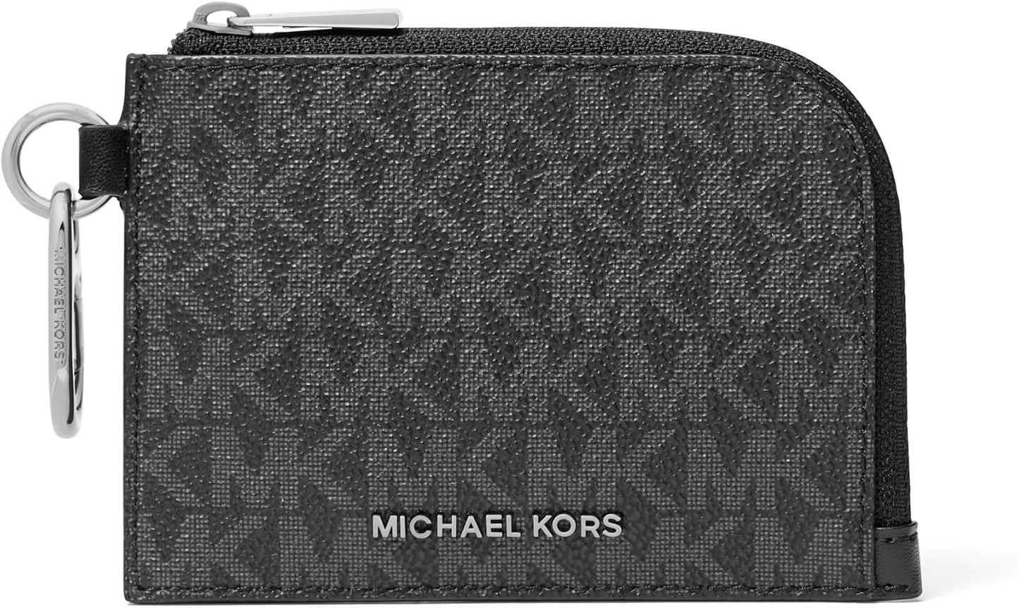 Michael Kors Bolsa Hudson con cremallera en L para hombre, herrajes...