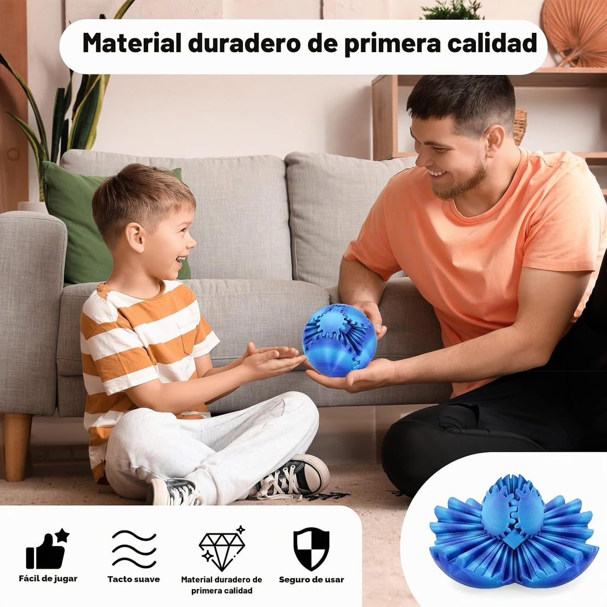 Cubo Juguete Fidget Bola de Engranajes Impreso en 3D, Juguetes Fidg...