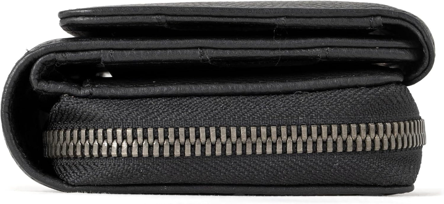 BERLINER BAGS Cartera vintage de piel auténtica Viena, con bloqueo...