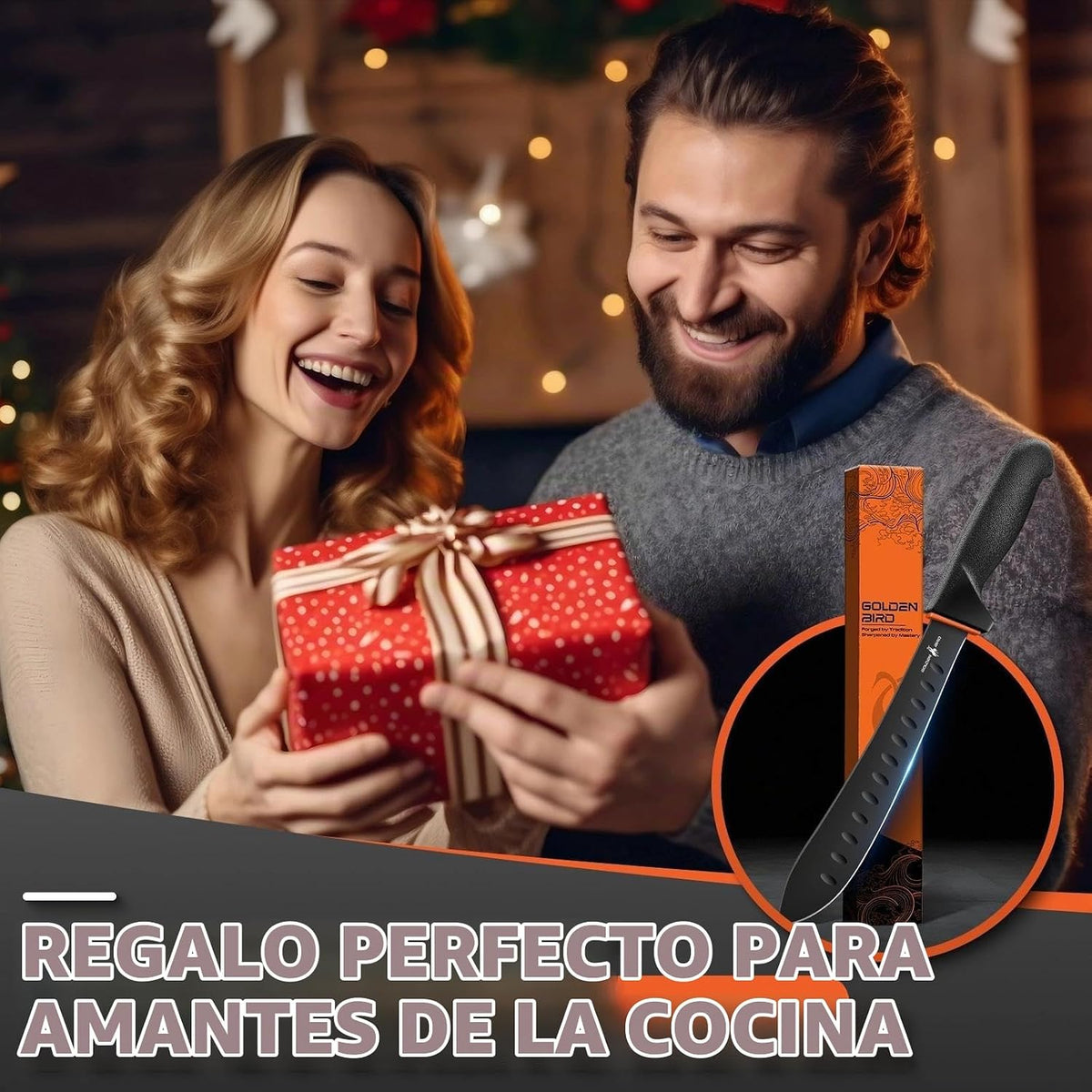 Cuchillo de carnicero Golden Bird de 8 \u2033 para cortar carne | C...