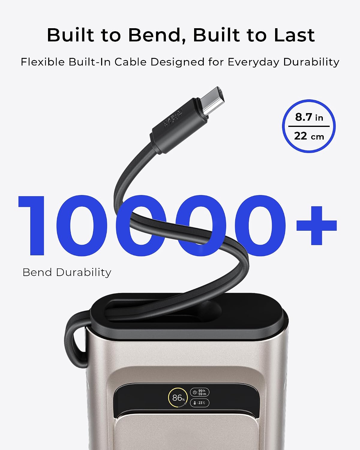 Banco de energía 2026 con licencia de la FIFA de 190 W 20000 mAh pa...