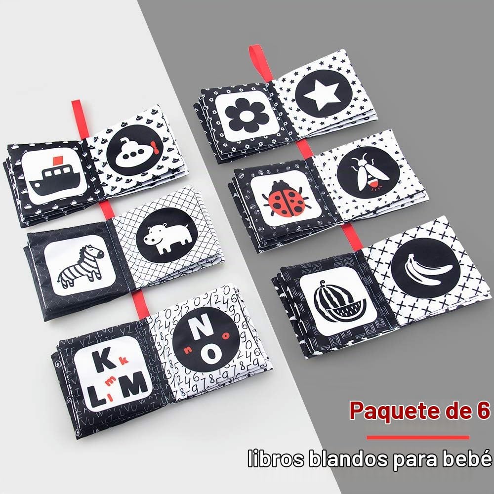 teytoy My First Soft Book, 6 piezas de tela no tóxica para activida...