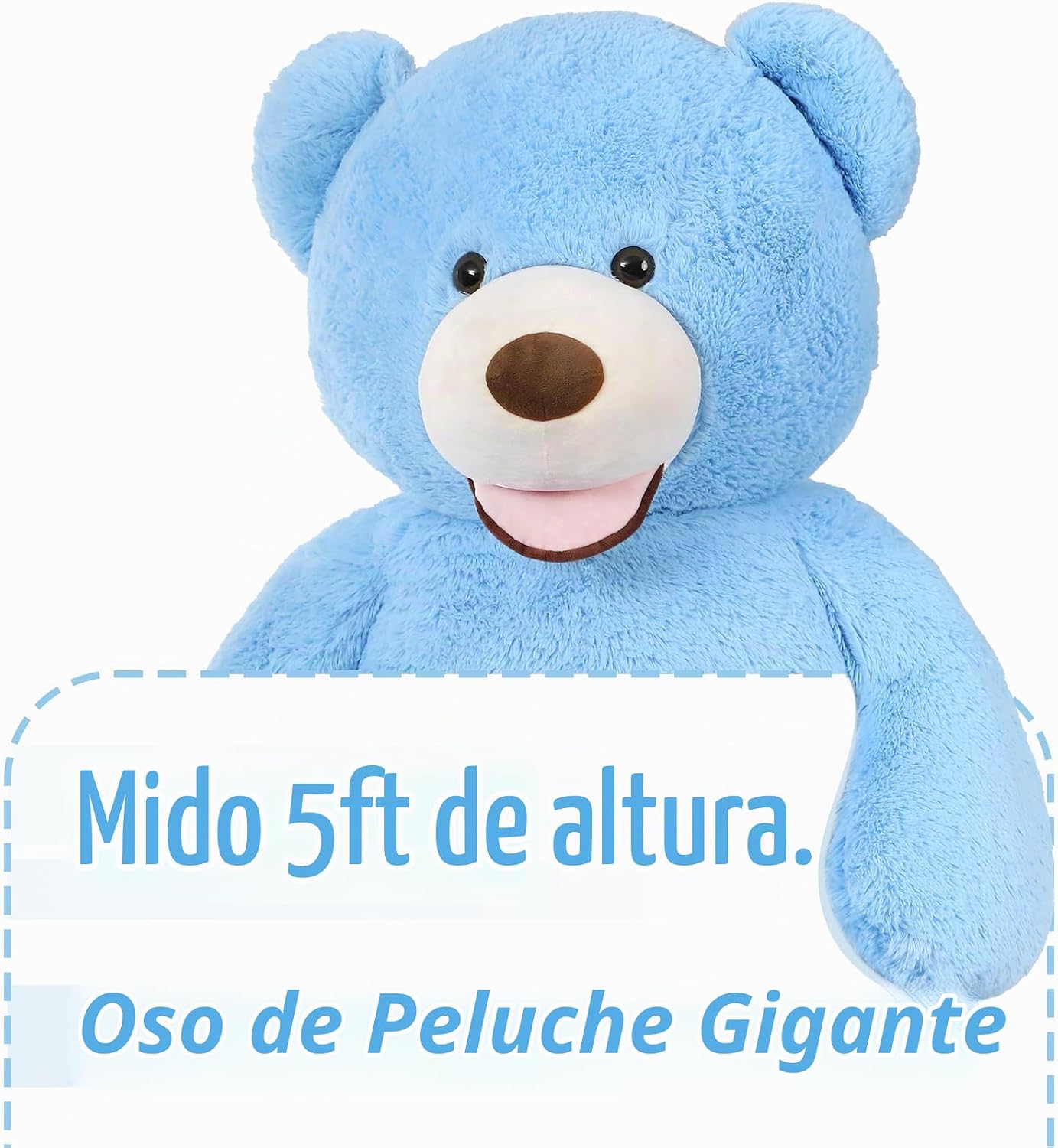 MaoGoLan Oso de peluche gigante de 5 pies, lindo oso de peluche de...