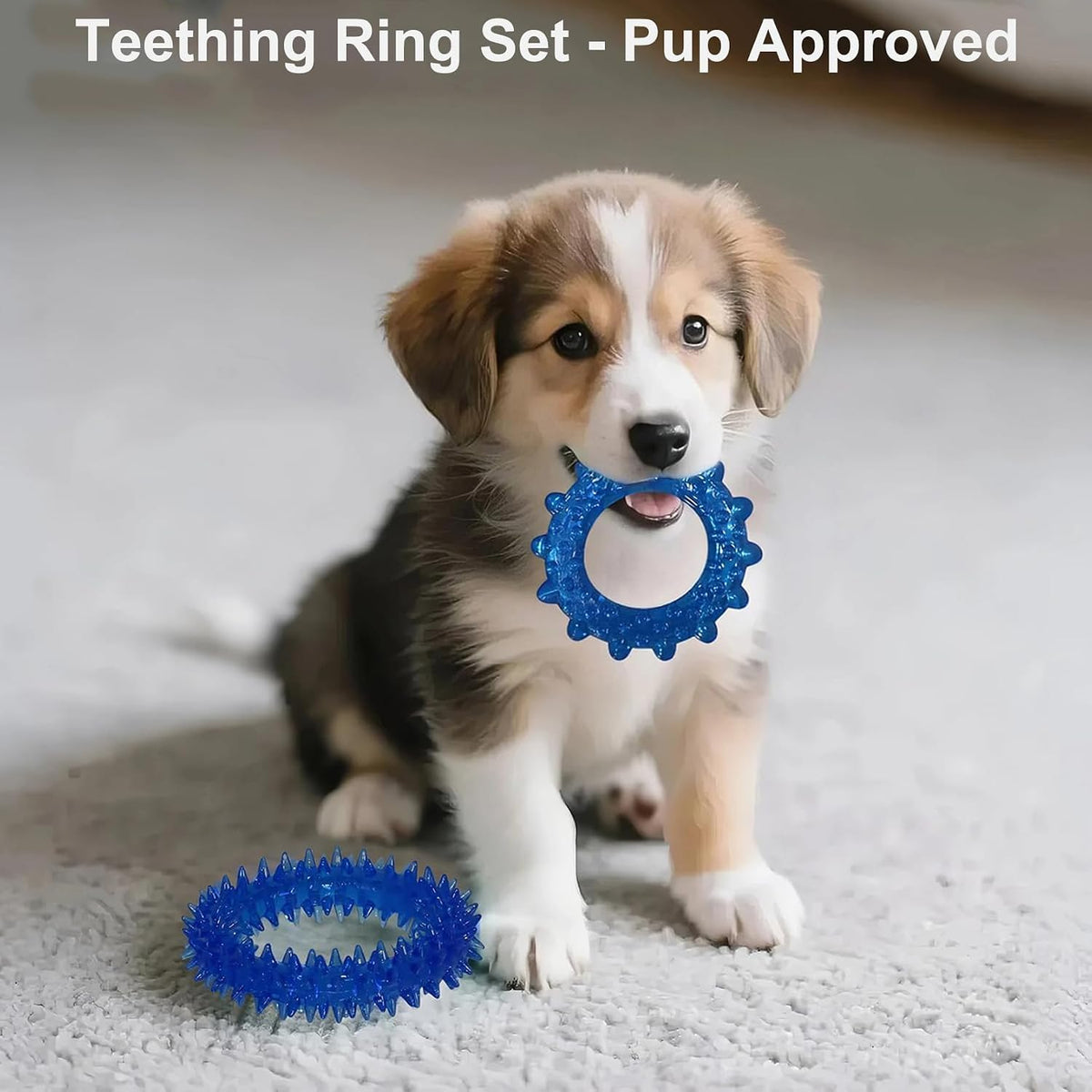 PawsAion Paquete de 20 juguetes masticables para cachorros para den...