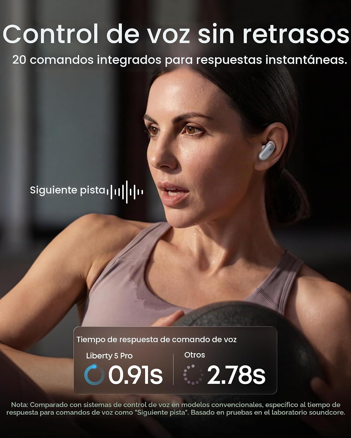 Soundcore Liberty 5 Pro,Calidad de llamada certificada por Guinness...