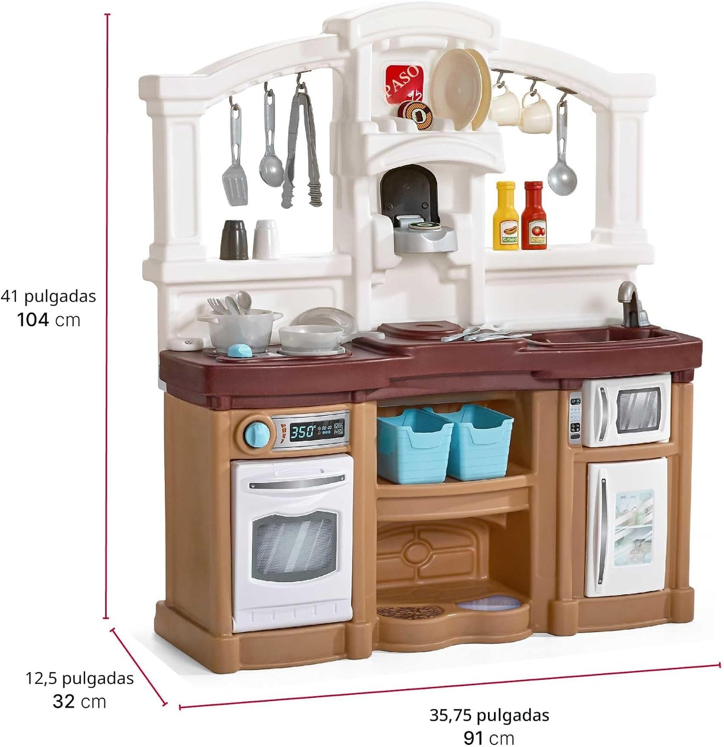 Step2 Fun with Friends - Juego de cocina para niños, cocinita para...