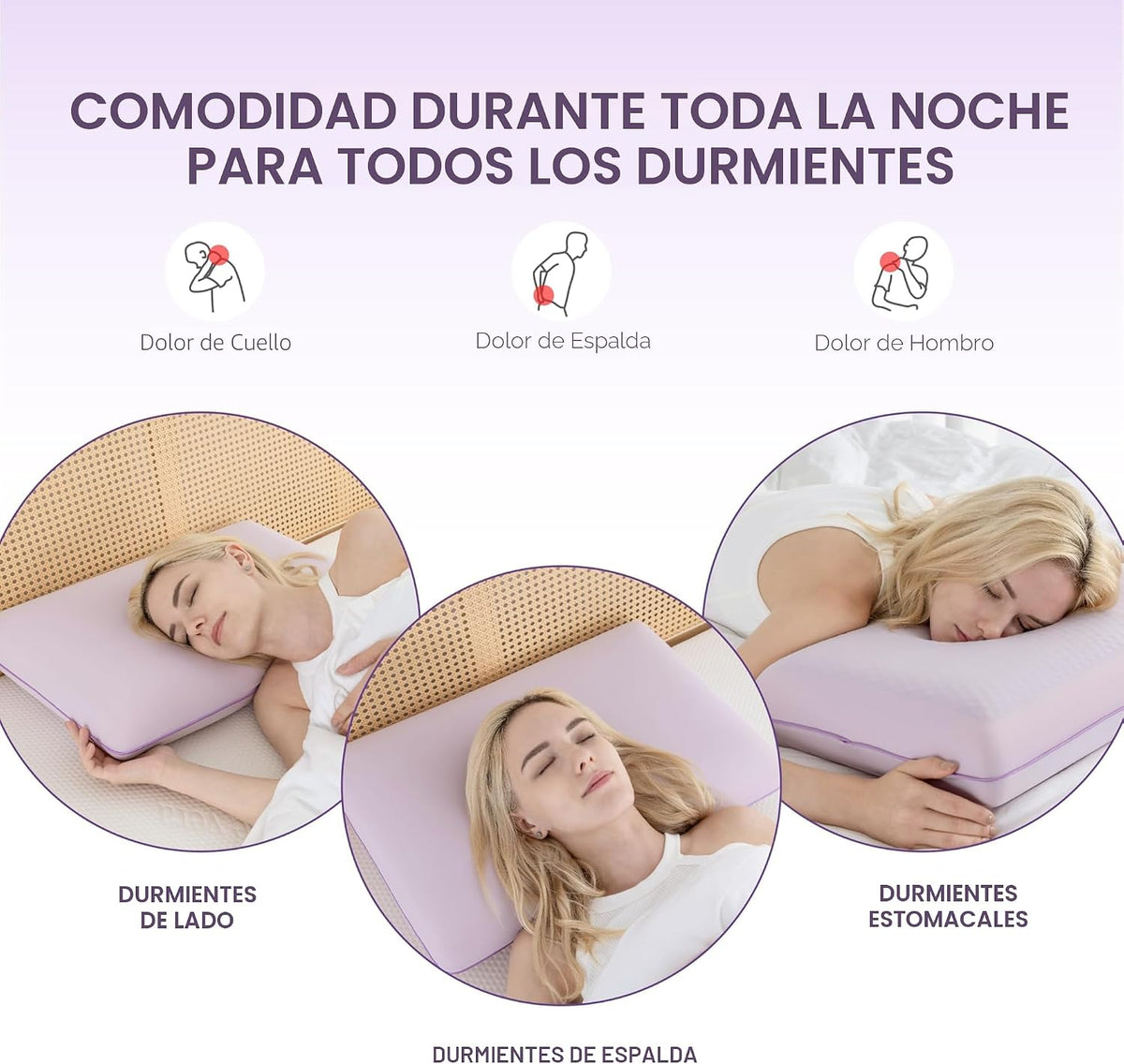EGOHOME Almohada de espuma viscoelástica de gel refrescante, funda...