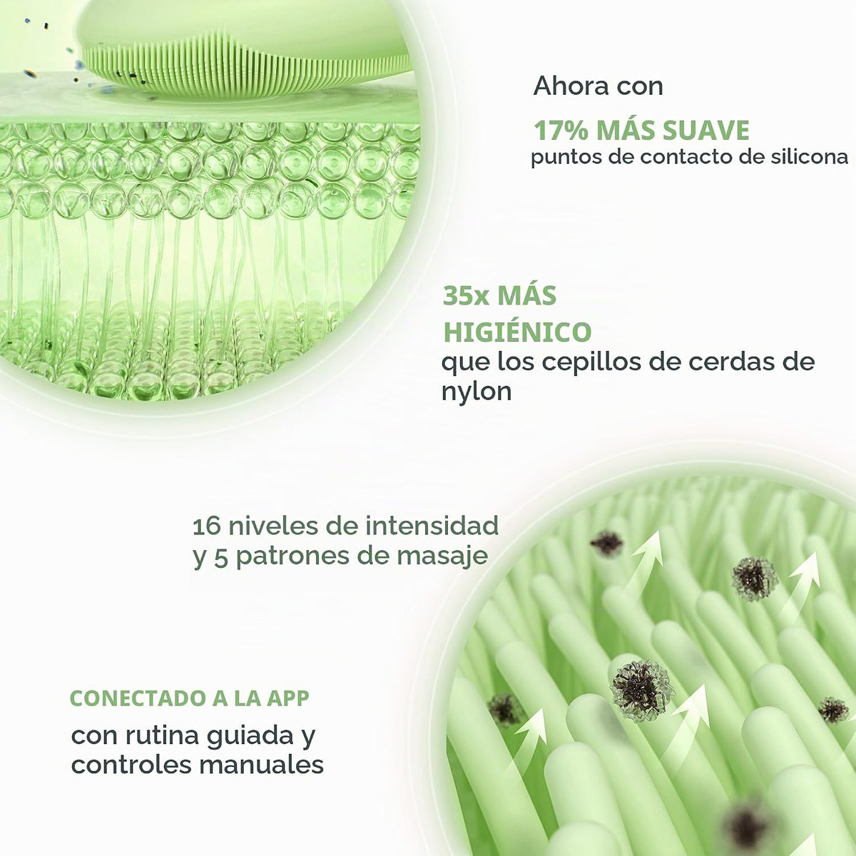 FOREO LUNA 4 Cepillo Limpiador Facial - Masajador - Antienvejecimie...