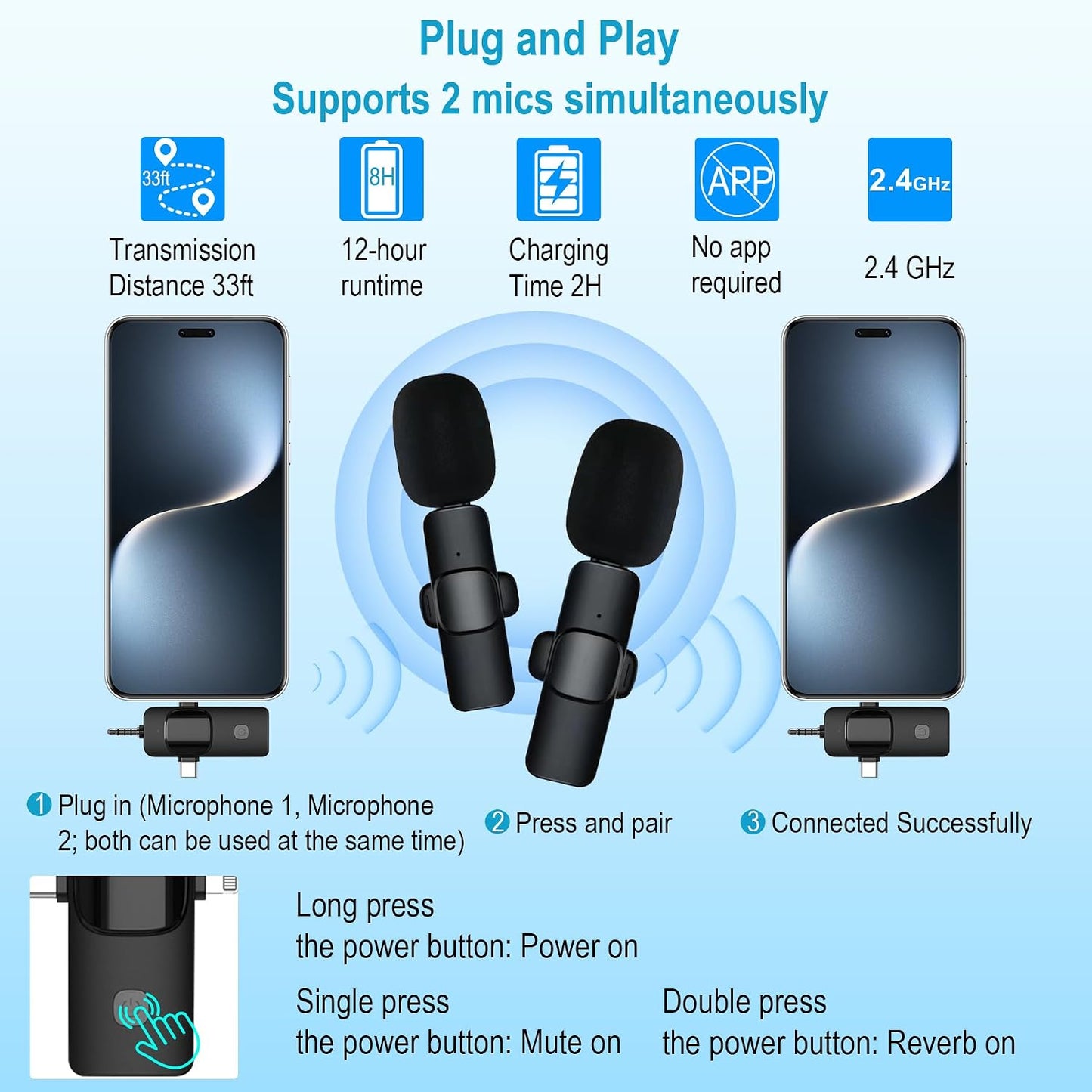 Kit de vlogging para iPhone\/Android, trípode de seguimiento facial...