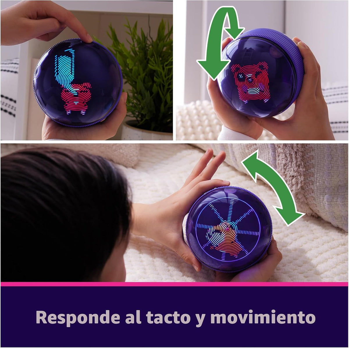 BITZEE, Hamster Ball - Hamster de juguete interactivo con más de 20...