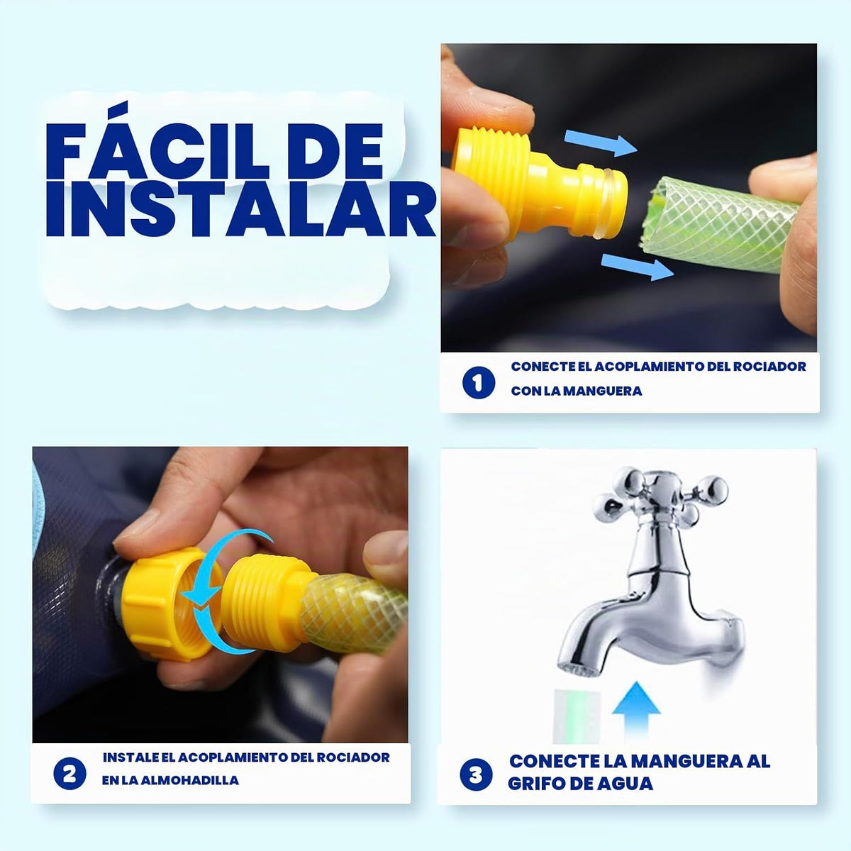 COMMOUDS Almohadilla de salpicaduras para niños y perros, almohadil...
